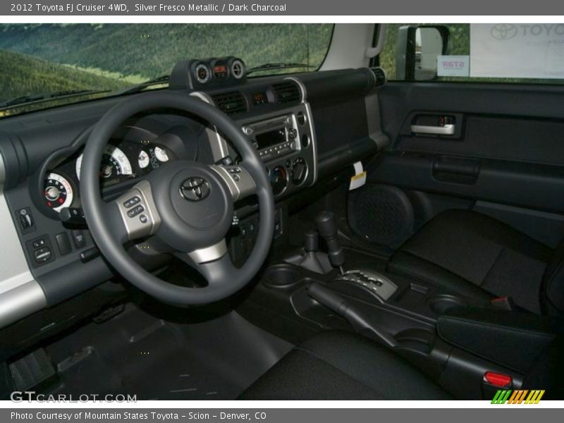 Silver Fresco Metallic / Dark Charcoal 2012 Toyota FJ Cruiser 4WD