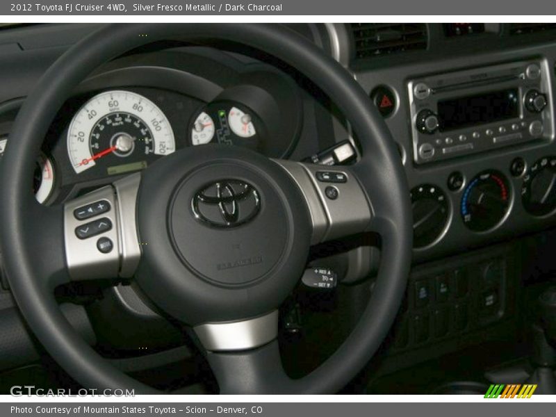 Silver Fresco Metallic / Dark Charcoal 2012 Toyota FJ Cruiser 4WD
