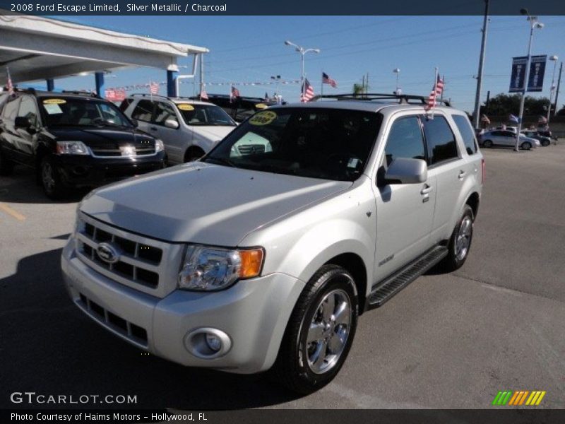 Silver Metallic / Charcoal 2008 Ford Escape Limited