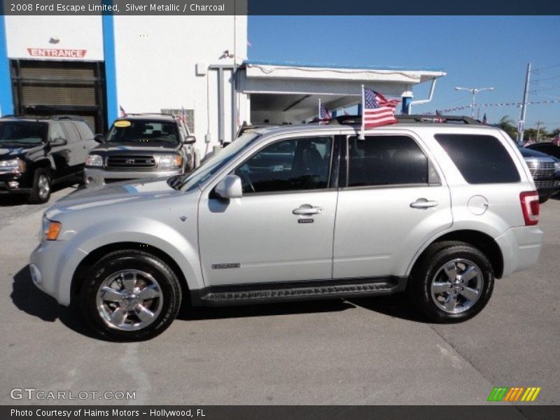 Silver Metallic / Charcoal 2008 Ford Escape Limited