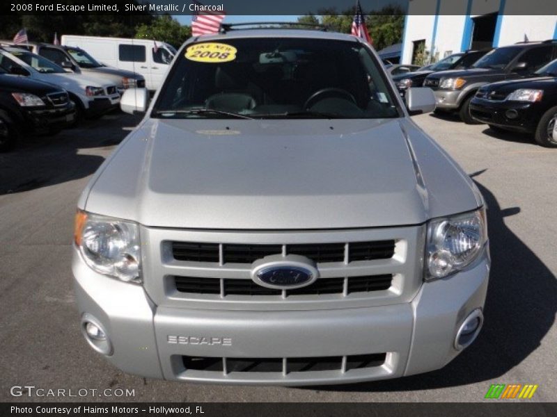 Silver Metallic / Charcoal 2008 Ford Escape Limited