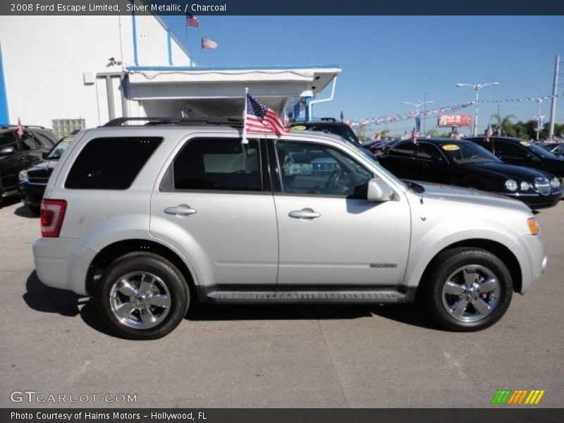 Silver Metallic / Charcoal 2008 Ford Escape Limited