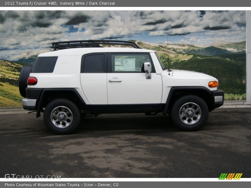 Iceberg White / Dark Charcoal 2012 Toyota FJ Cruiser 4WD