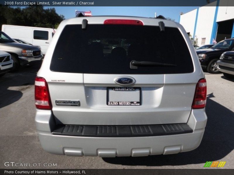 Silver Metallic / Charcoal 2008 Ford Escape Limited