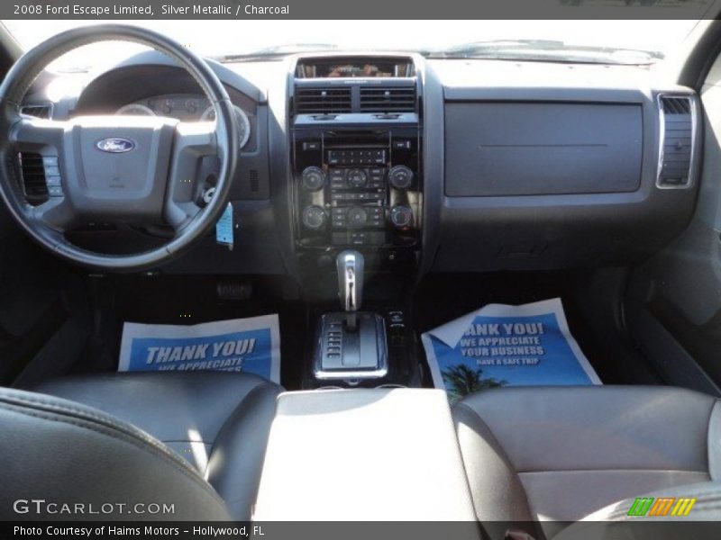 Silver Metallic / Charcoal 2008 Ford Escape Limited