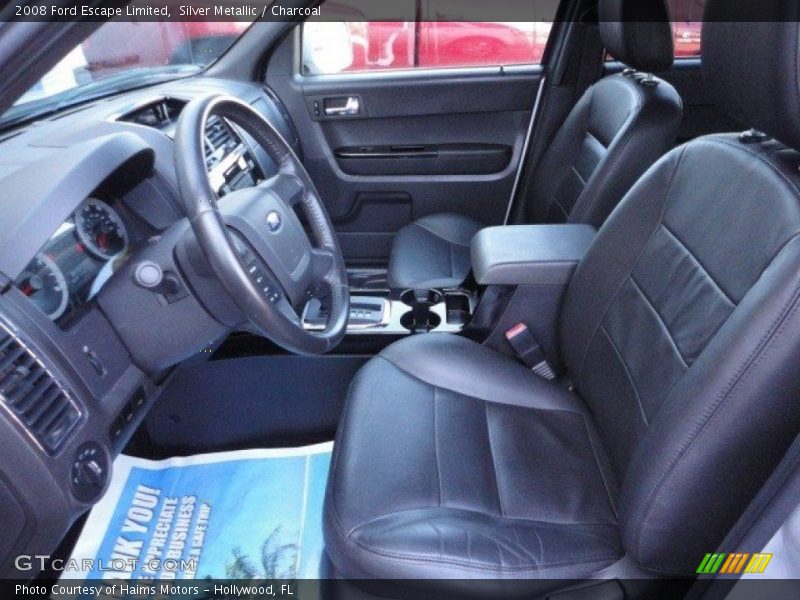 Silver Metallic / Charcoal 2008 Ford Escape Limited