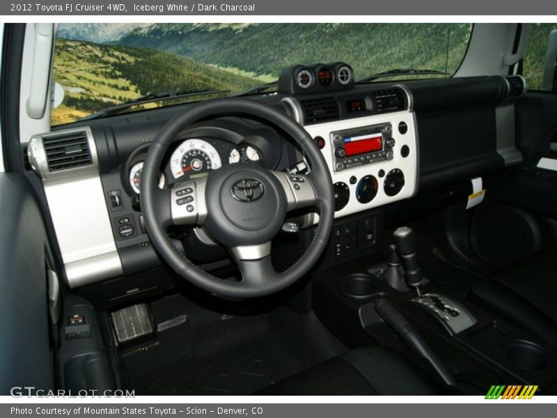 Iceberg White / Dark Charcoal 2012 Toyota FJ Cruiser 4WD