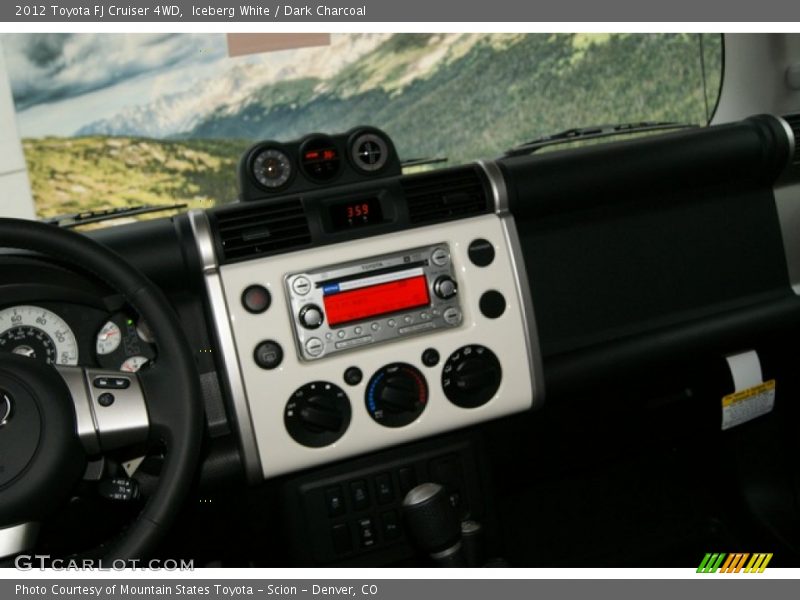 Iceberg White / Dark Charcoal 2012 Toyota FJ Cruiser 4WD