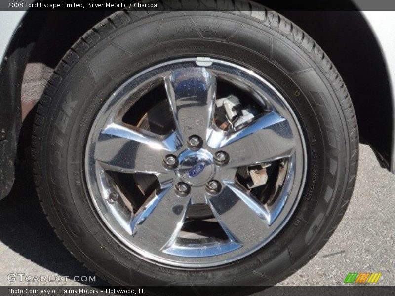 Silver Metallic / Charcoal 2008 Ford Escape Limited