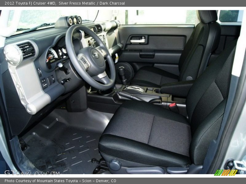 Silver Fresco Metallic / Dark Charcoal 2012 Toyota FJ Cruiser 4WD