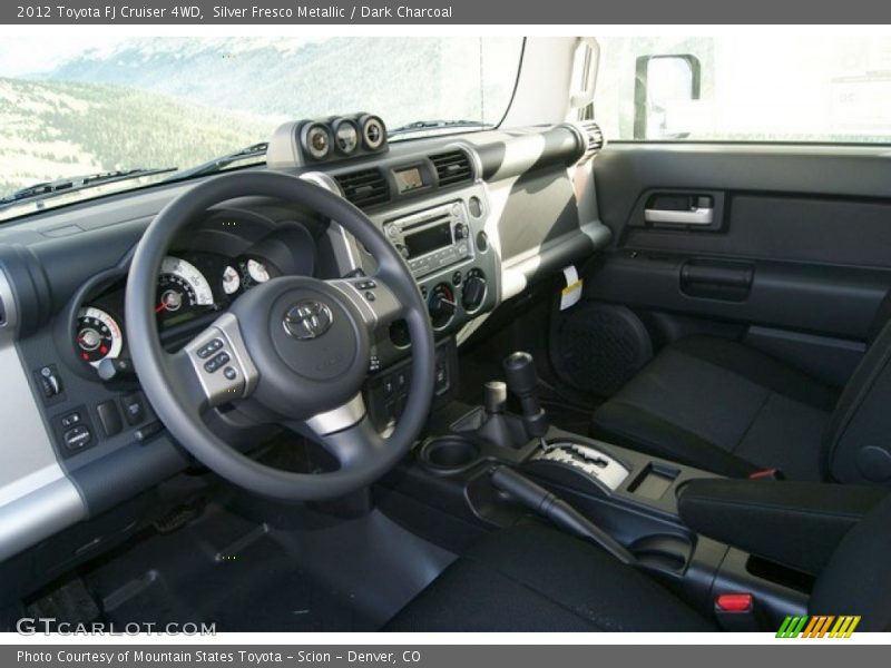 Silver Fresco Metallic / Dark Charcoal 2012 Toyota FJ Cruiser 4WD