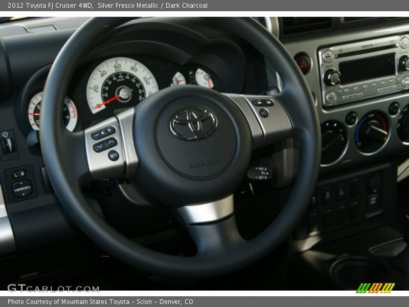 Silver Fresco Metallic / Dark Charcoal 2012 Toyota FJ Cruiser 4WD