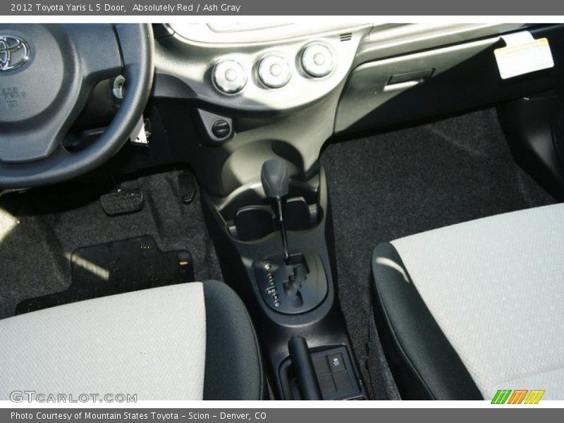 Absolutely Red / Ash Gray 2012 Toyota Yaris L 5 Door
