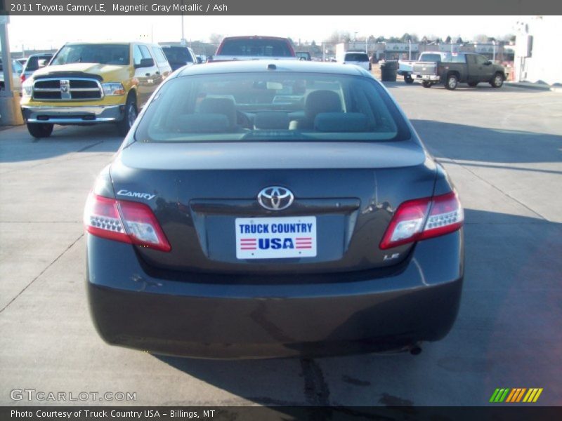 Magnetic Gray Metallic / Ash 2011 Toyota Camry LE