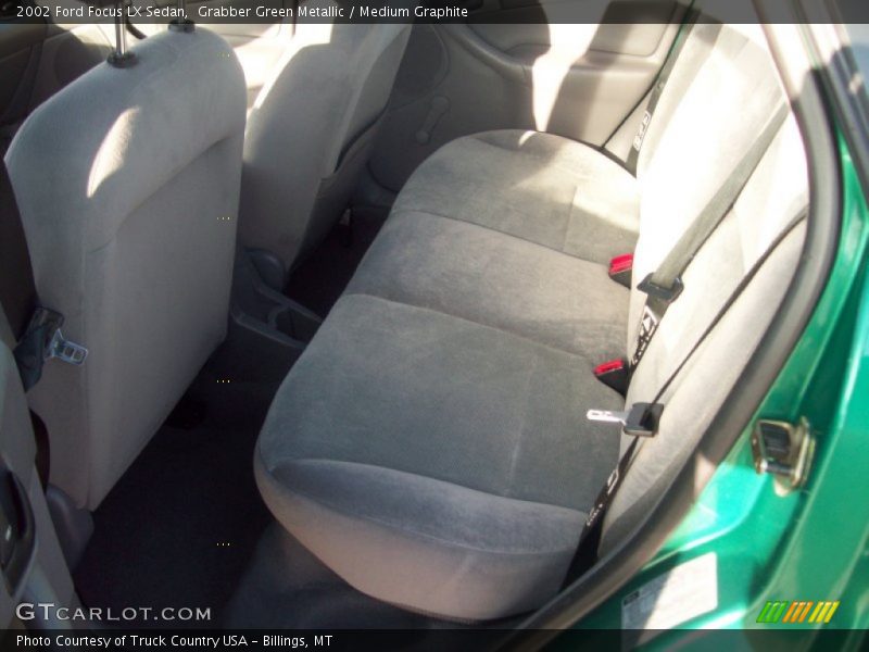 Grabber Green Metallic / Medium Graphite 2002 Ford Focus LX Sedan
