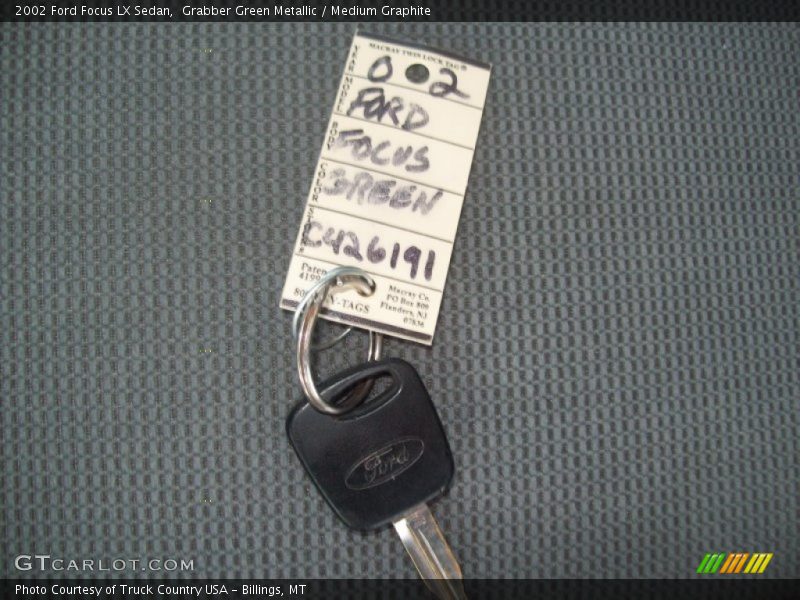 Keys of 2002 Focus LX Sedan