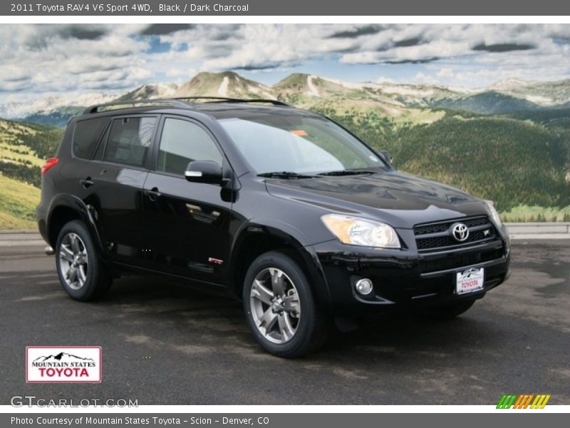 Black / Dark Charcoal 2011 Toyota RAV4 V6 Sport 4WD