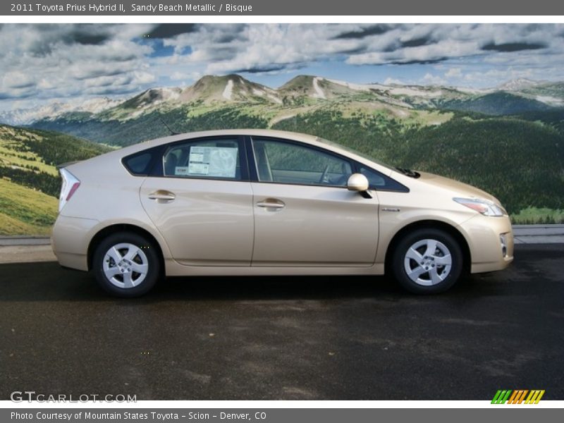 Sandy Beach Metallic / Bisque 2011 Toyota Prius Hybrid II