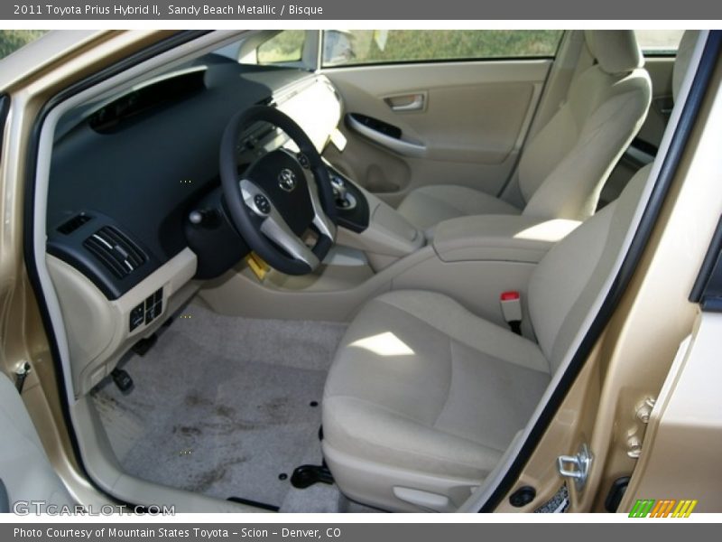 Sandy Beach Metallic / Bisque 2011 Toyota Prius Hybrid II