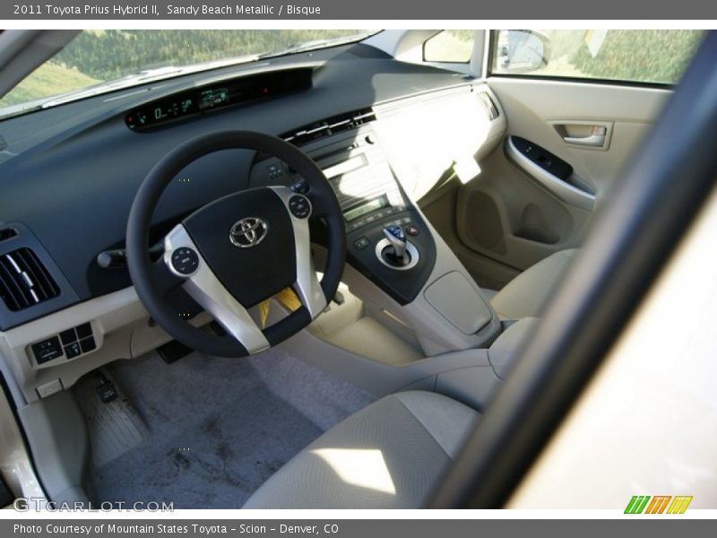 Sandy Beach Metallic / Bisque 2011 Toyota Prius Hybrid II