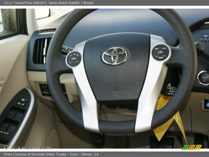 Sandy Beach Metallic / Bisque 2011 Toyota Prius Hybrid II