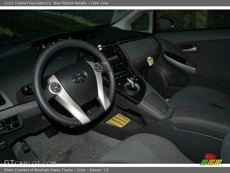 Blue Ribbon Metallic / Dark Gray 2011 Toyota Prius Hybrid II
