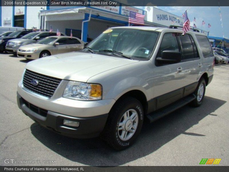Silver Birch Metallic / Medium Flint Grey 2006 Ford Expedition XLT