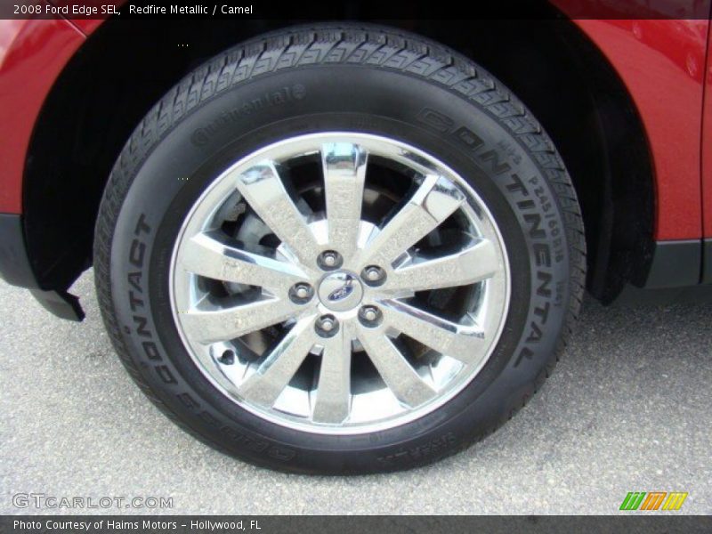 Redfire Metallic / Camel 2008 Ford Edge SEL