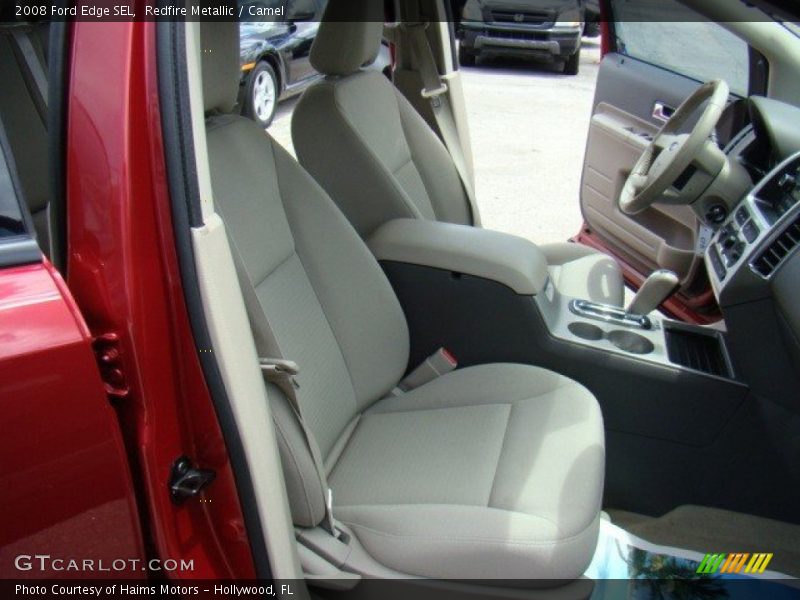 Redfire Metallic / Camel 2008 Ford Edge SEL