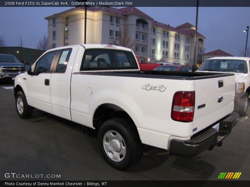 Oxford White / Medium/Dark Flint 2008 Ford F150 XL SuperCab 4x4