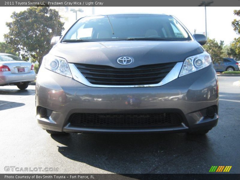 Predawn Gray Mica / Light Gray 2011 Toyota Sienna LE