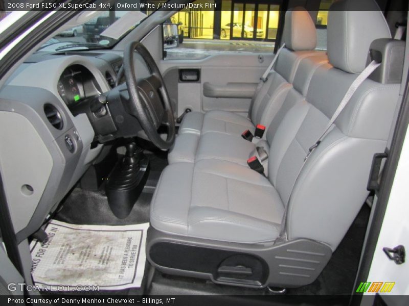 Oxford White / Medium/Dark Flint 2008 Ford F150 XL SuperCab 4x4