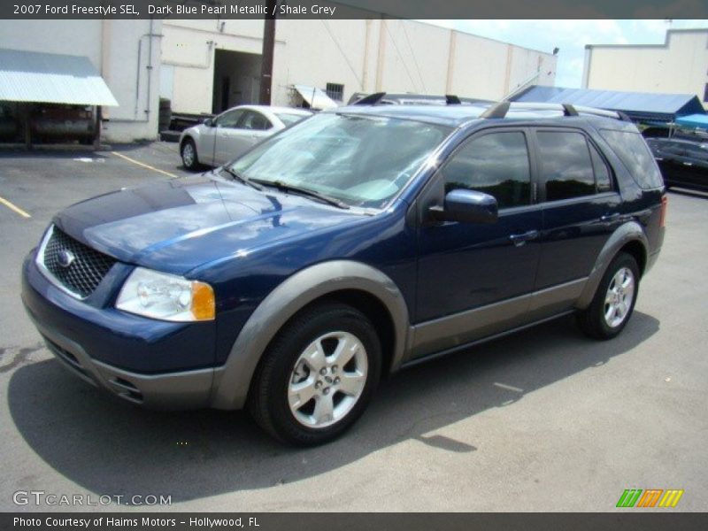 Dark Blue Pearl Metallic / Shale Grey 2007 Ford Freestyle SEL