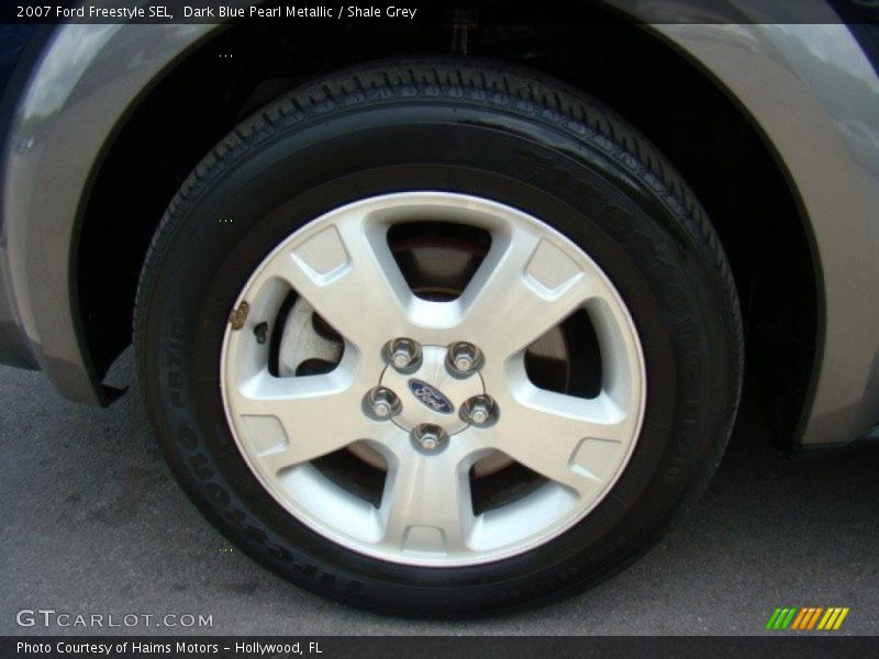 Dark Blue Pearl Metallic / Shale Grey 2007 Ford Freestyle SEL