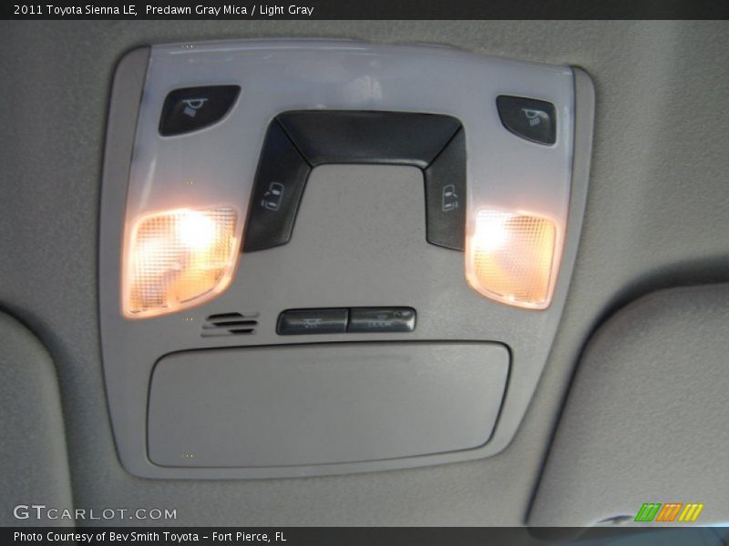 Predawn Gray Mica / Light Gray 2011 Toyota Sienna LE