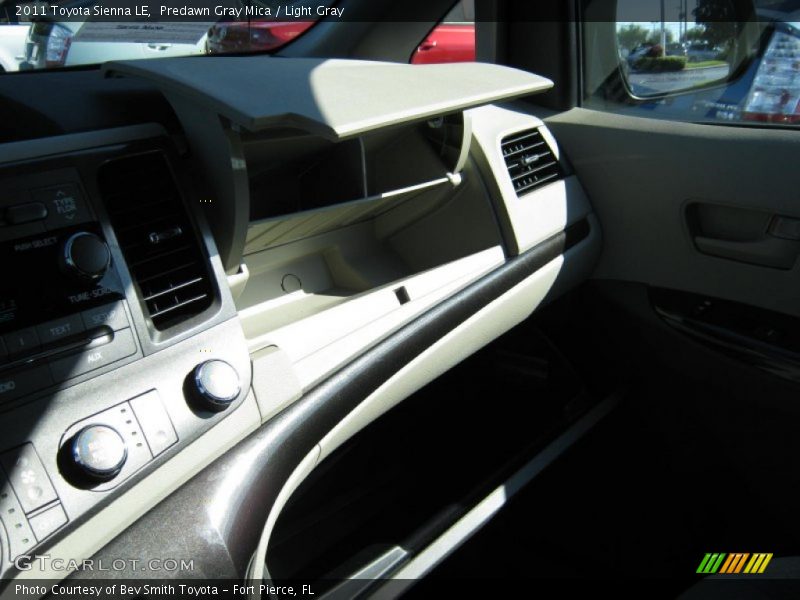 Predawn Gray Mica / Light Gray 2011 Toyota Sienna LE