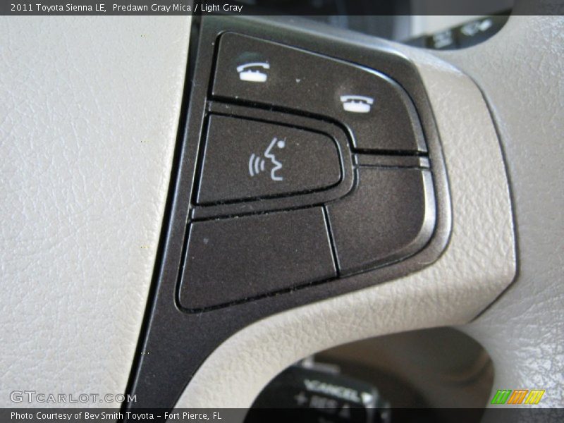 Predawn Gray Mica / Light Gray 2011 Toyota Sienna LE