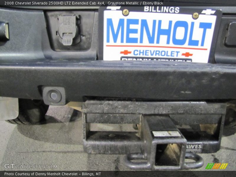 Graystone Metallic / Ebony Black 2008 Chevrolet Silverado 2500HD LTZ Extended Cab 4x4