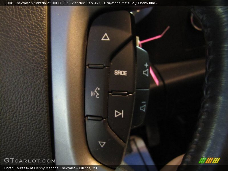 Graystone Metallic / Ebony Black 2008 Chevrolet Silverado 2500HD LTZ Extended Cab 4x4