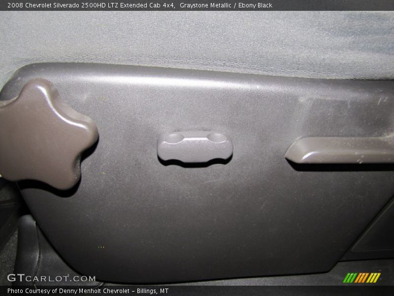 Graystone Metallic / Ebony Black 2008 Chevrolet Silverado 2500HD LTZ Extended Cab 4x4