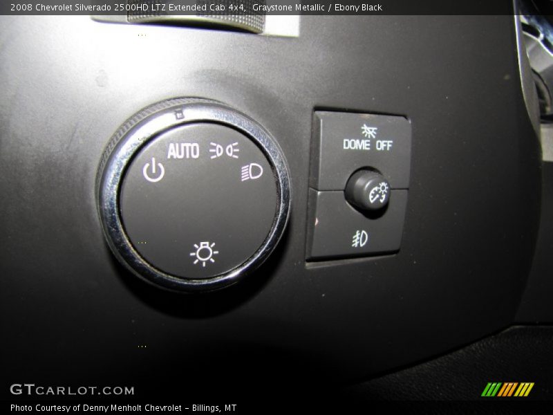 Graystone Metallic / Ebony Black 2008 Chevrolet Silverado 2500HD LTZ Extended Cab 4x4