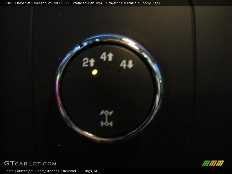 Graystone Metallic / Ebony Black 2008 Chevrolet Silverado 2500HD LTZ Extended Cab 4x4