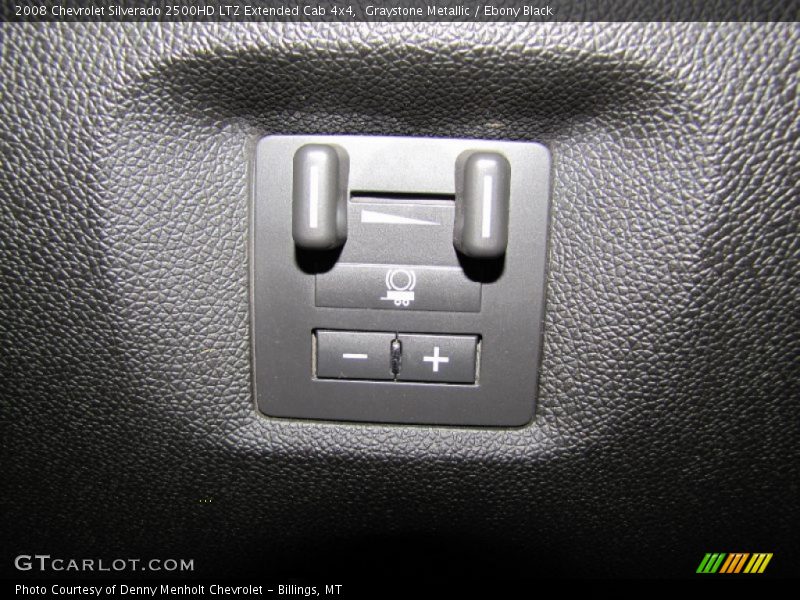 Graystone Metallic / Ebony Black 2008 Chevrolet Silverado 2500HD LTZ Extended Cab 4x4