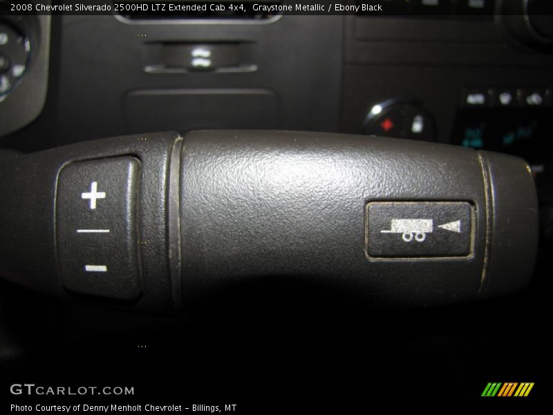 Graystone Metallic / Ebony Black 2008 Chevrolet Silverado 2500HD LTZ Extended Cab 4x4