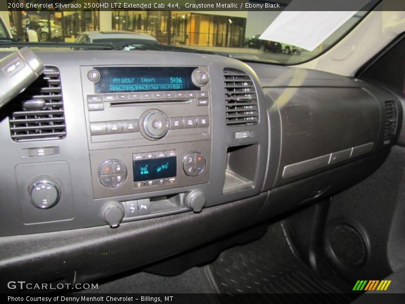 Graystone Metallic / Ebony Black 2008 Chevrolet Silverado 2500HD LTZ Extended Cab 4x4