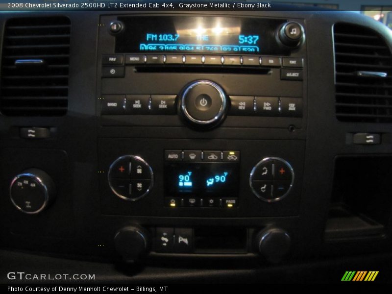 Graystone Metallic / Ebony Black 2008 Chevrolet Silverado 2500HD LTZ Extended Cab 4x4