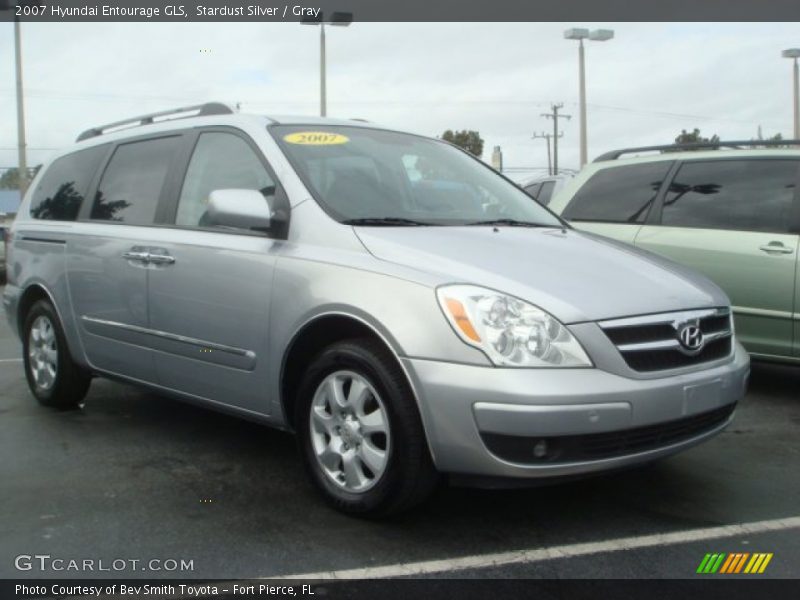 Stardust Silver / Gray 2007 Hyundai Entourage GLS