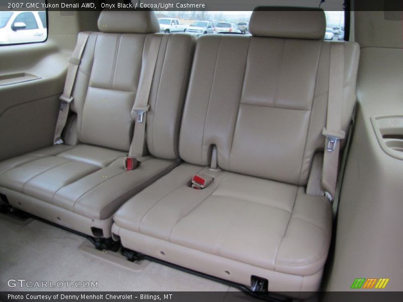 Onyx Black / Cocoa/Light Cashmere 2007 GMC Yukon Denali AWD