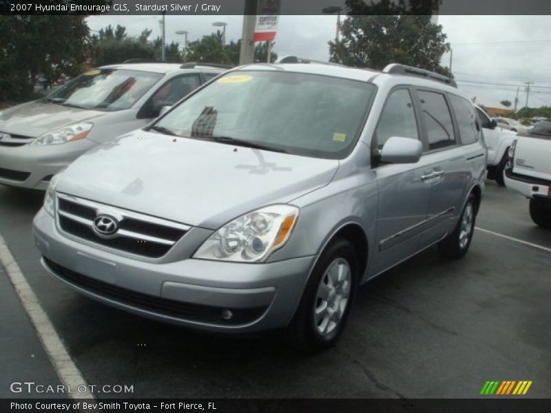 Stardust Silver / Gray 2007 Hyundai Entourage GLS