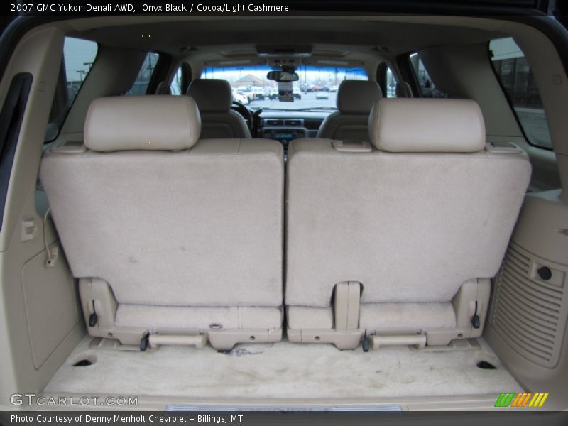 Onyx Black / Cocoa/Light Cashmere 2007 GMC Yukon Denali AWD